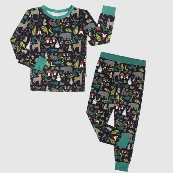 Night Forest Bamboo Long Sleeve Kids
Pajama Pants Set - Picture 4 of 6